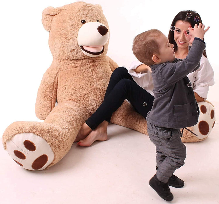 Riesiger Teddybär 130 cm – Teddy Bear 51 Zoll – Kinder Spielzeug Teddybär Braun – grosser Plüschbär
