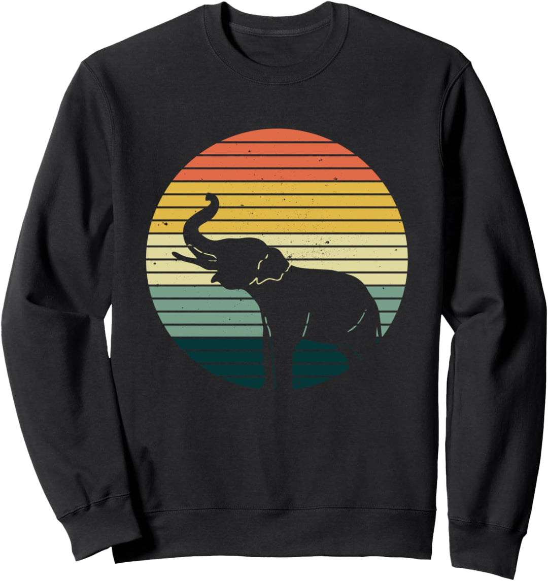 Retro Elefant Afriika Safari - Vintage Elefant Sweatshirt