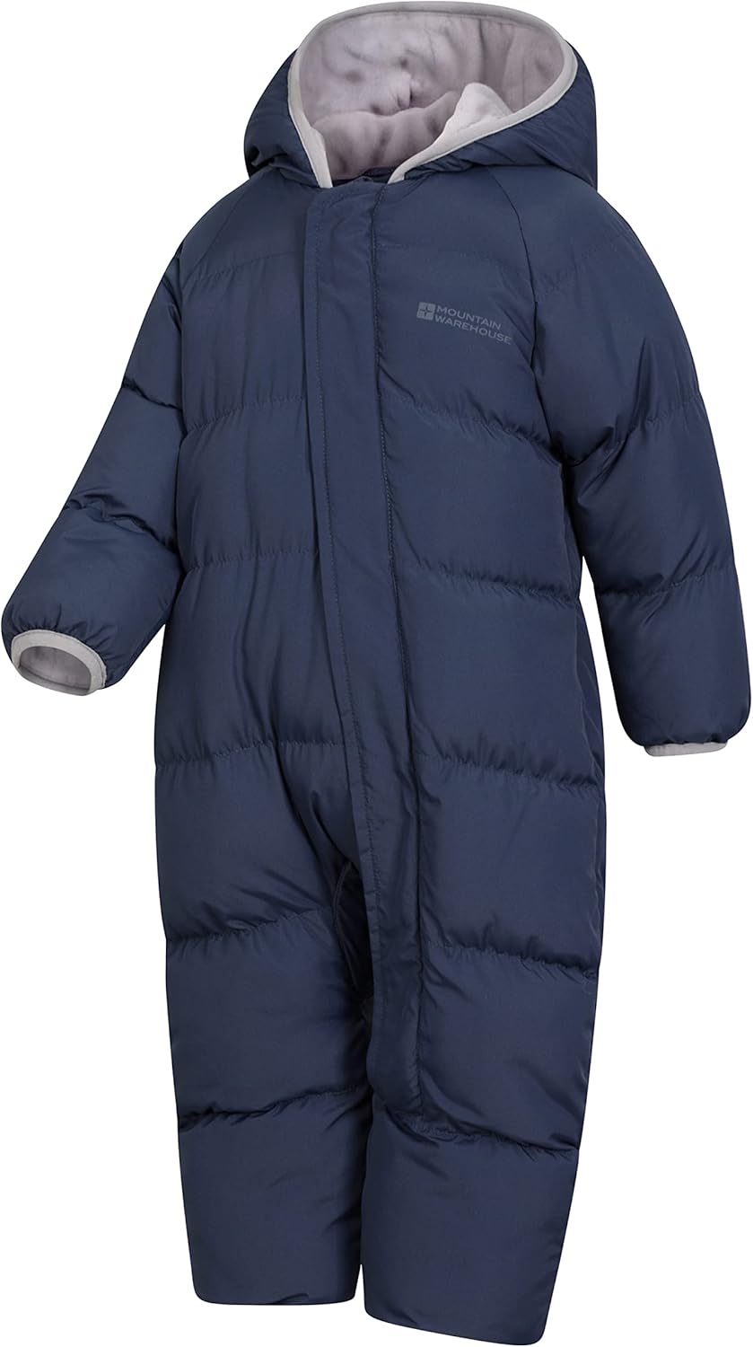 Mountain Warehouse Frosty Kinder Winter Anzug Gefüttert Schneeanzug 6-12 Monate Marine, 6-12 Monate
