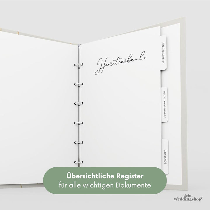 Stammbuch der Familie - Familienstammbuch Hochzeit Standesamt - Lovebirds - Hardcover (16x21cm, PERS
