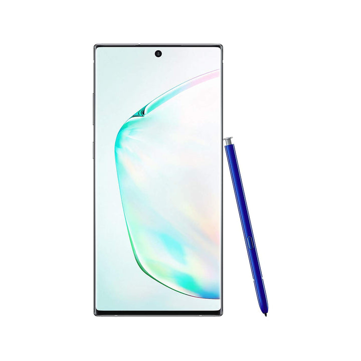 Samsung Galaxy SM-N975F/DS Silver 256 GB Note 10+ 4G Britische Version Vereinigtes Königreich Aura G