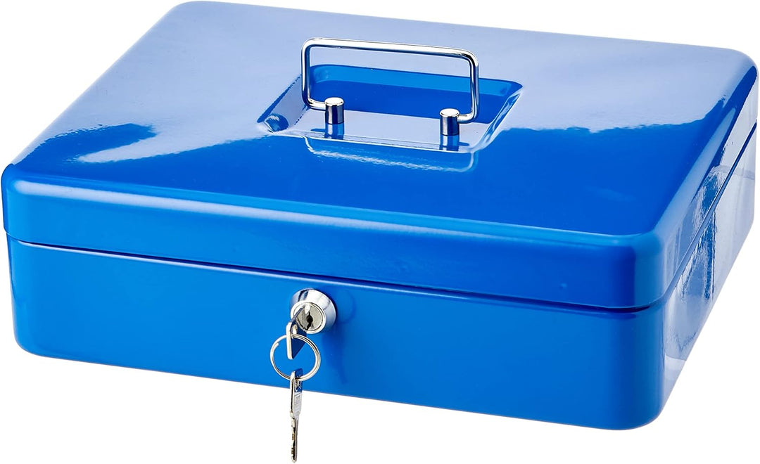 Burg-Wächter CB04BL Money 5030 Geldkassette, 30,5 cm, blau, 300 x 90 x 240mm 300 x 90 x 240mm Blau,