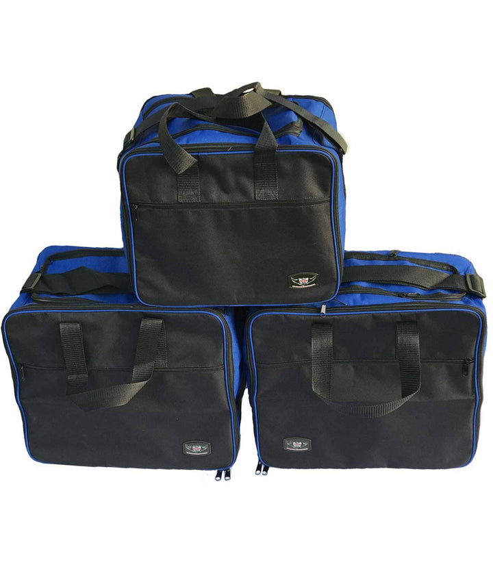 GREAT BIKERS GEAR - Gepäckträgertaschen (3er-Set) Taschen passend für BMW R1200GS Adventure GSA Alum