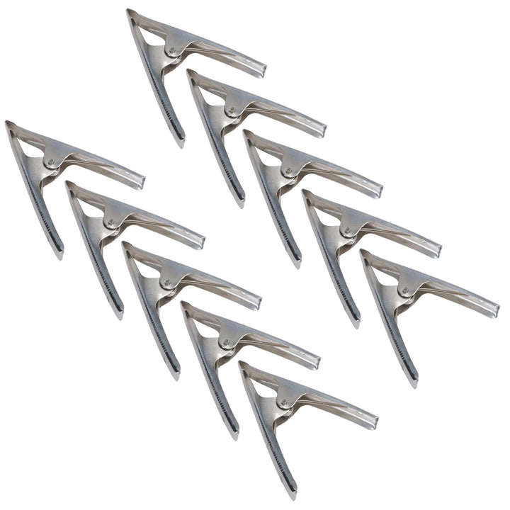 6" Metal Market Stall Clips/Fermoir von Haus-anatomische Pinzetten (Pack 10) Te371