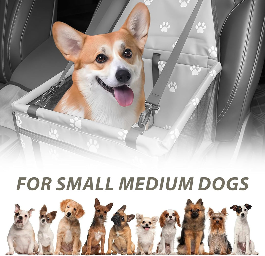 Extra Stabiler Hunde Autositz: 40 * 32 * 22cm Wasserdicht Atmungsaktiv Hundeautositz mit Sicherheits