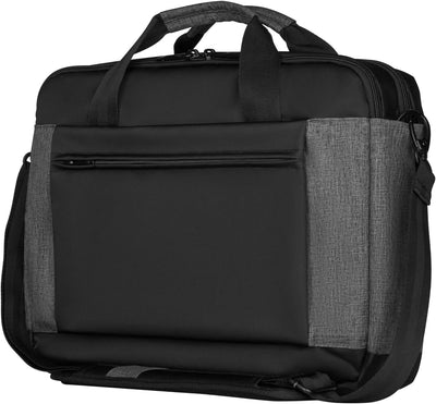 WENGER Underground Laptop-Tasche zum Umhängen, Notebook bis 16 Zoll, Tabletfach bis 10 Zoll, Aktenta