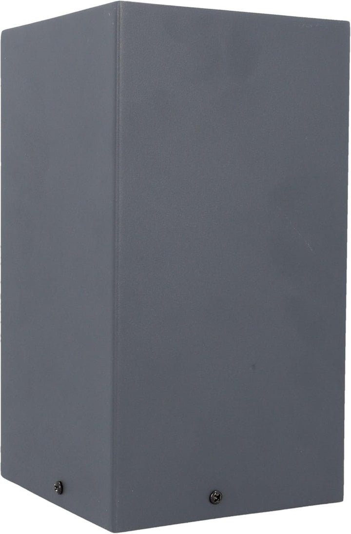 UNITEC Steckdosenverteiler für den Garten, Steckdosensäule, Aussensteckdose Edelstahl, IP 44, 4 Stec