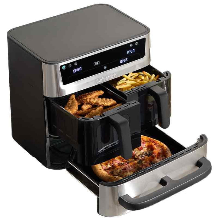 Cuisinart Tri Zone 13,6L Heissluftfritteuse & Ofen | PFAS-frei | 3 Zonen | 2×4,3L Körbe + 5L Schubla
