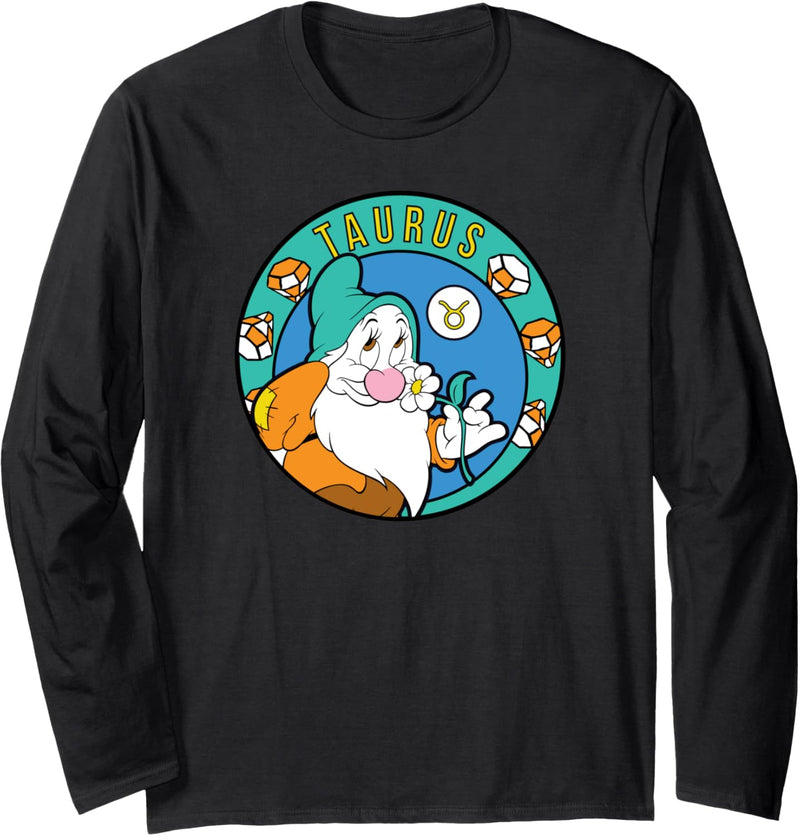 Disney Snow White and The Seven Dwarfs Bashful Taurus Langarmshirt