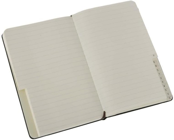 Moleskine Adressbuch mit alphabetischem Index, Organizer für Zuhause und Büro, Harter Umschlag, Tasc