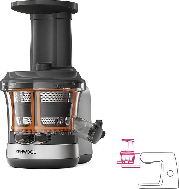 Kenwood Slow Juicer KAX720PL Zubehör für Kenwood Küchenmaschinen, elektrischer Entsafter mit 400ml S