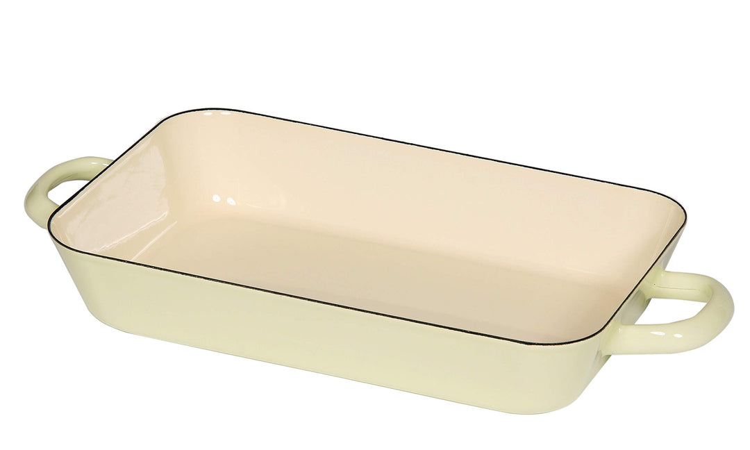 Riess, 0045-006, Bratpfanne 29/18, CLASSIC - BUNT/PASTELL, Farbe Gelb, Masse 29 x 18 cm, Höhe 5.2 cm