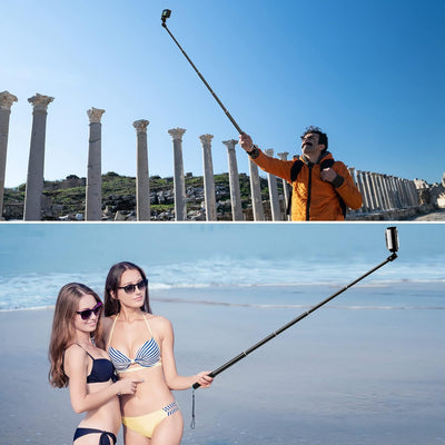 Smatree 70inch(178cm) Aluminiumlegierung ausziehbarer Selfie Stick, Teleskopstange Einbeinstativ für