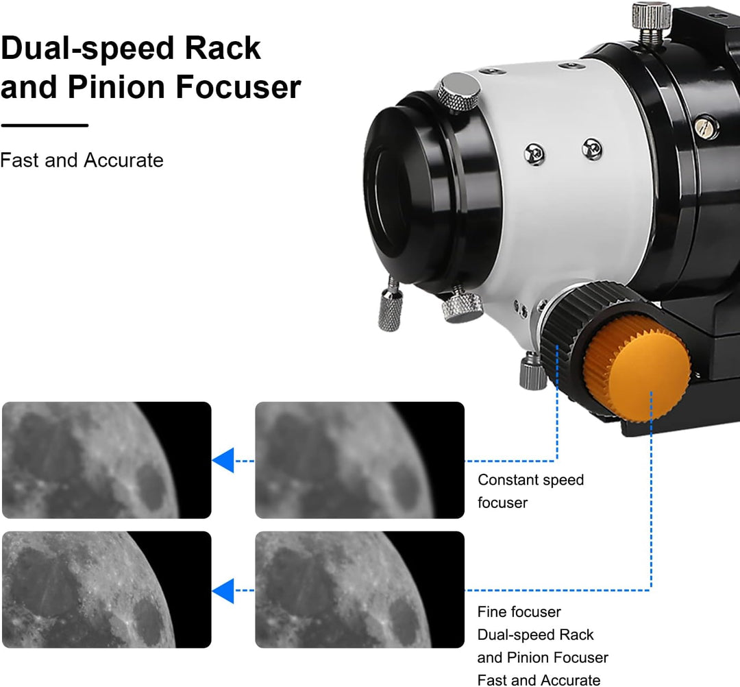 Svbony SV503 Achromatischer Refraktor, 70mm F6 ED Teleskop, Extra Low Dispersion Refraktor OTA für A