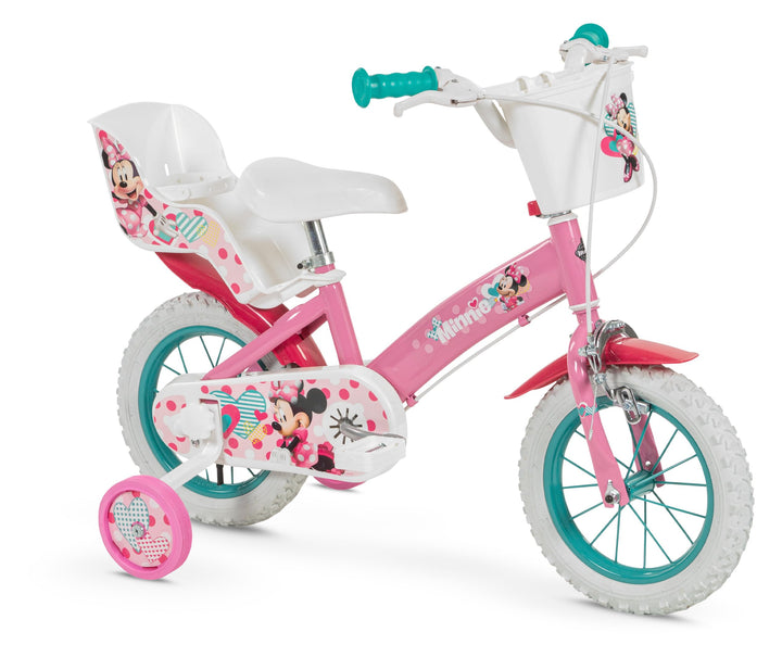 TOIMSA Jungen Fahrrad 30,5 cm (12 Zoll) Minnie Huffy (3/5 Jahre), bunt, Klein