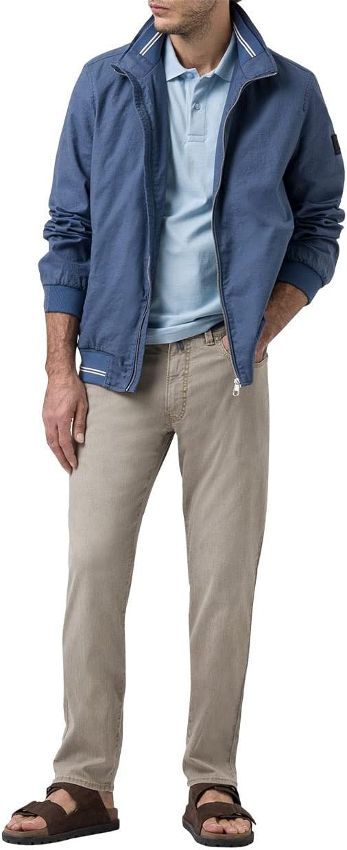 Pierre Cardin Herren Basic Polo Poloshirt, Blue Fog