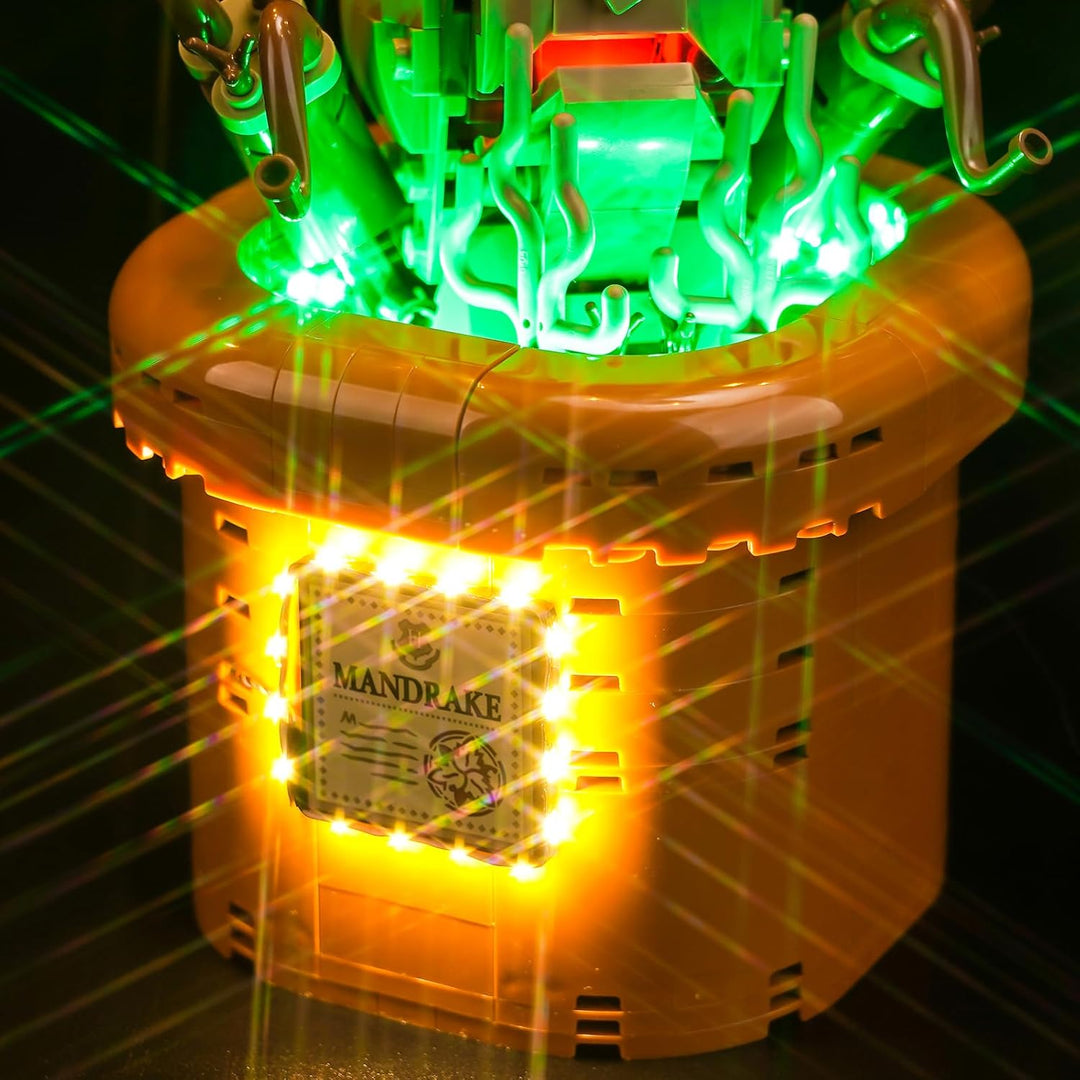 Music Version Licht-Kit für Lego Harry Potter Zaubertrankpflanze: Alraune 76433 (Nicht Lego), Led Be