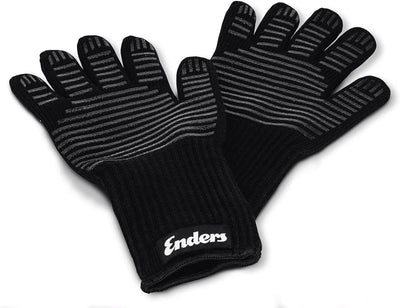 Enders® Premium GRILLBESTECK Edelstahl 3-Set INKL 8786 Grillzange Grillwender & ® Grill Handschuhe a