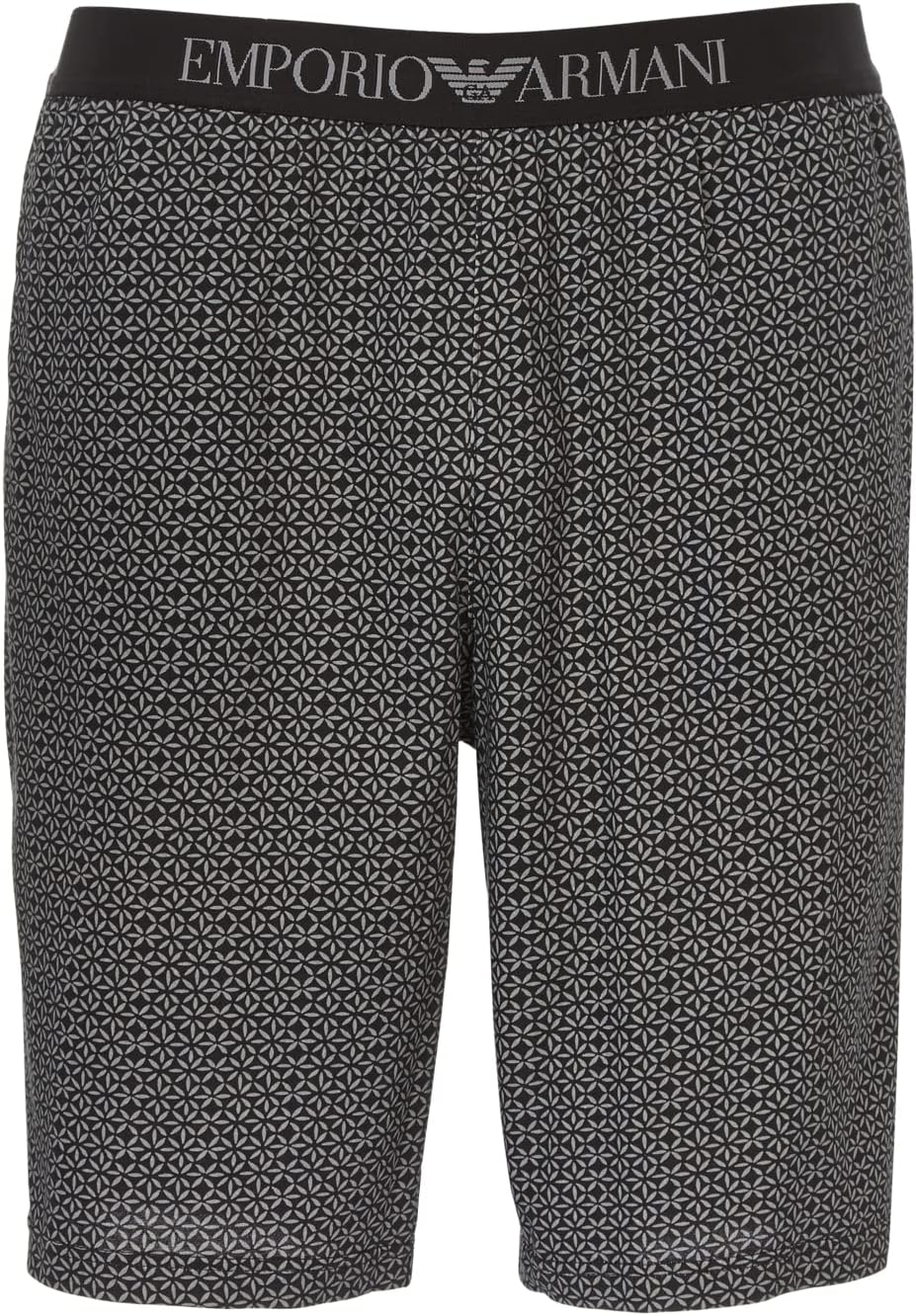Emporio Armani Herren T-Shirt and Bermuda Short Pyjama Set Pajamas, Flowers/Black