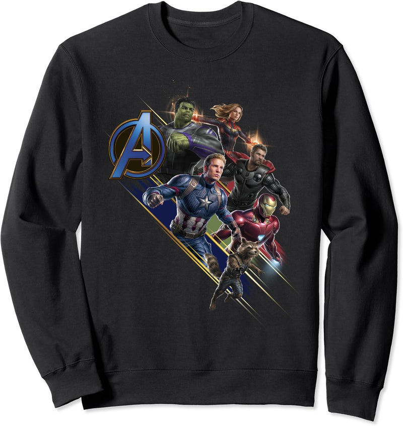 Marvel Avengers Endgame Action Pose Logo Sweatshirt