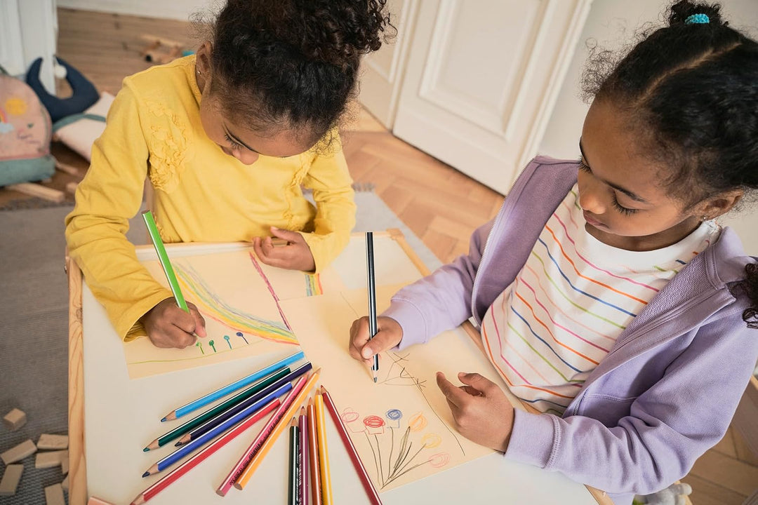 Dreikant-Buntstift - STABILO Trio dick - 300er Pack - in 20 verschiedenen Farben, 300er Pack