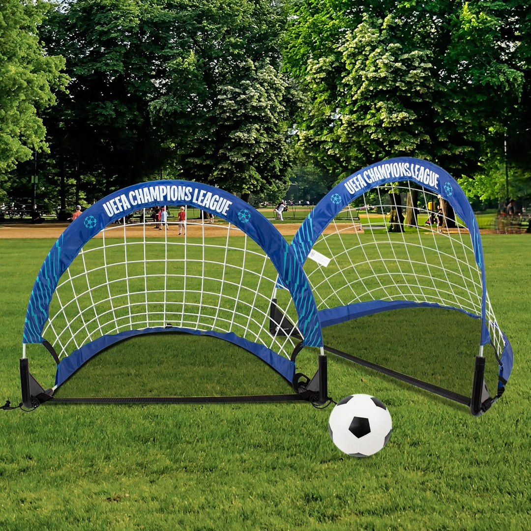 Hy-Pro Offiziell Lizenziertes UEFA Champions League Skills Tor-Set – 2 Geschicklichkeitsziele, 10,2