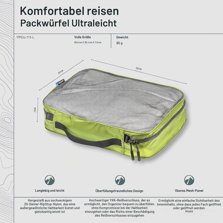 Cocoon Packing Cube Ultralight Grösse L olive green Olive Green Gross, Olive Green Gross