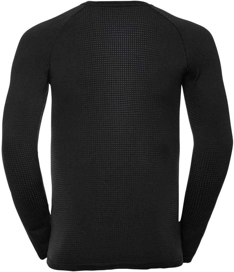Odlo Herren Performance Warm Eco Longsleeve Langarm Unterhemd Funktionsunterhemd XL Black - Odlo Gra