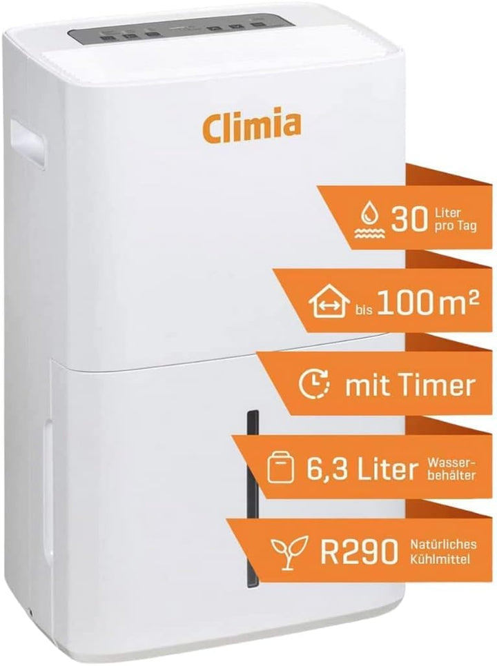 Climia CTK 240 + CMG100 Bundle, elektrischer Bautrockner mit ökologischem Kühlmittel & Feuchtemessge