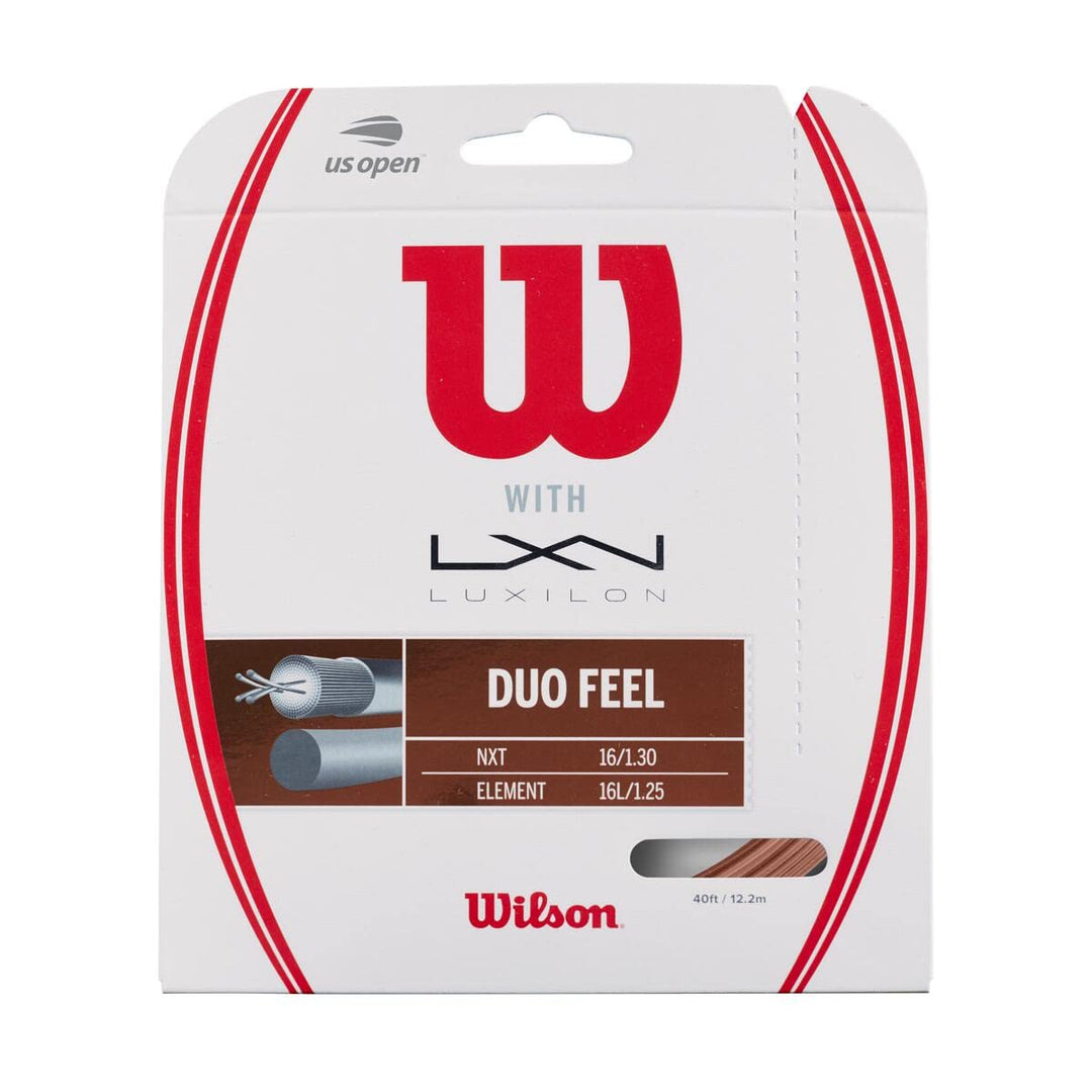 Wilson Unisex Tennissaite Duo Feel Natural und Bronze, Duo Feel Natural und Bronze