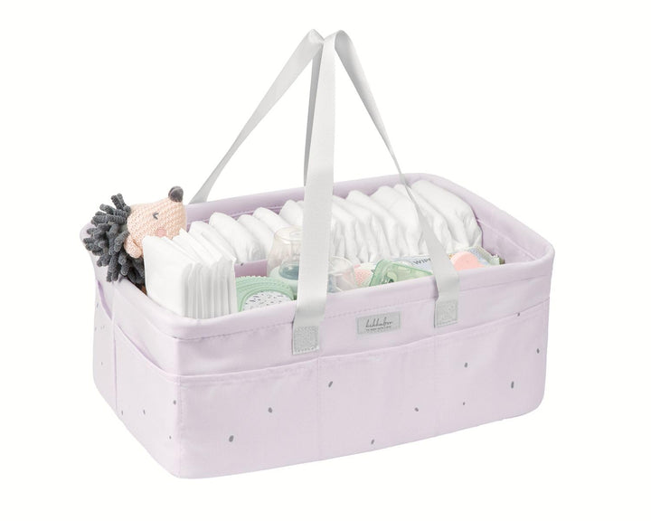 Kikkaboo Wickeltasche, Korb, Windelorganizer faltbar Griffe abnehmbare Trennwand, Farbe:rosa, Rosa