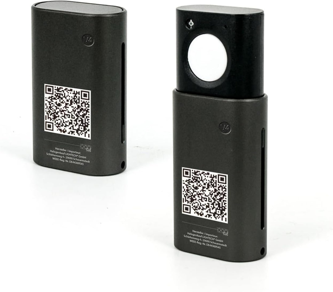 CLE Lichtmessgerät für Smartphones Bluetooth V4 LUX, CCT, FLICKER, CRI