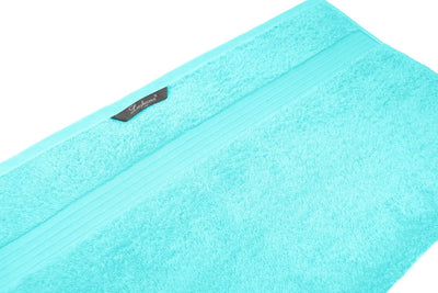 Lashuma Baumwollhandtuch Türkis mit Sternzeichen Löwe Stick, Handtuch 70x140, Badehandtuch Linz Loew