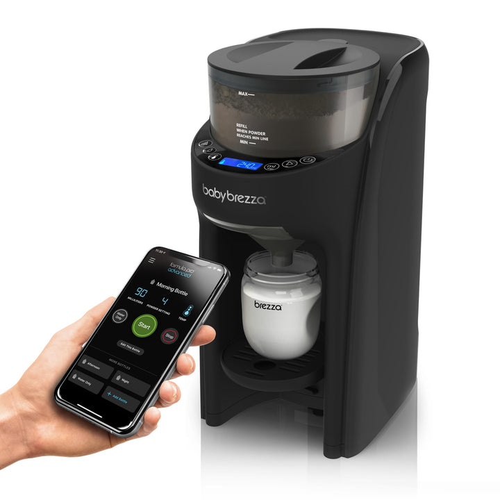 Baby Brezza Formula Pro Advanced WiFi – Automatischer Flaschenzubereiter mit App-Steuerung, mischt M