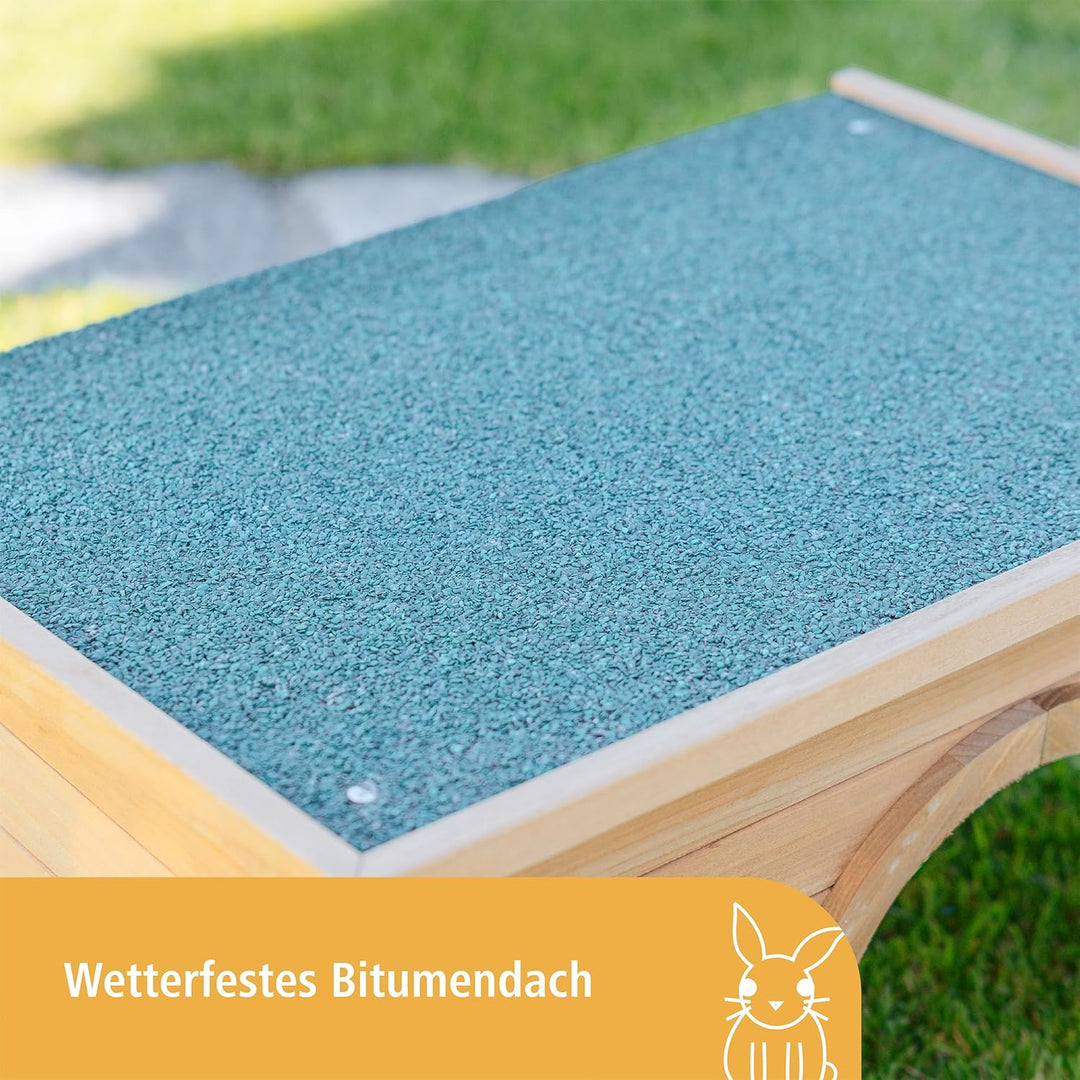 Kerbl 81773 Nagerhaus XL, 64 x 42 x 10 cm, Holzfarbe Single, Single