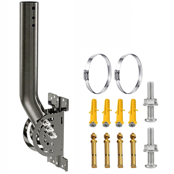 Verstärkter Antennenstab – J-Tube-Stab aus Vollmastell (3,5 cm x 30 cm), ideal für Installation an W