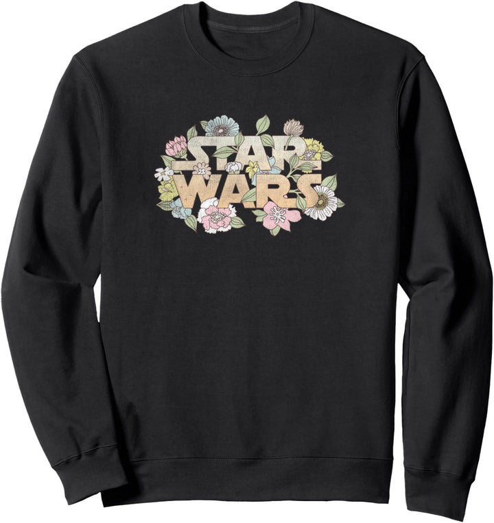 Star Wars Flowers and Leaves Classic Logo Sweatshirt