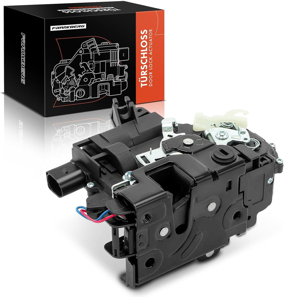 Frankberg 1x Türschloss Stellmotor Hinten Links Kompatibel mit Leon 1M1 1999-2006 Toledo II 1M2 1998