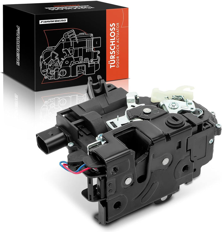 Frankberg 1x Türschloss Stellmotor Hinten Links Kompatibel mit Leon 1M1 1999-2006 Toledo II 1M2 1998