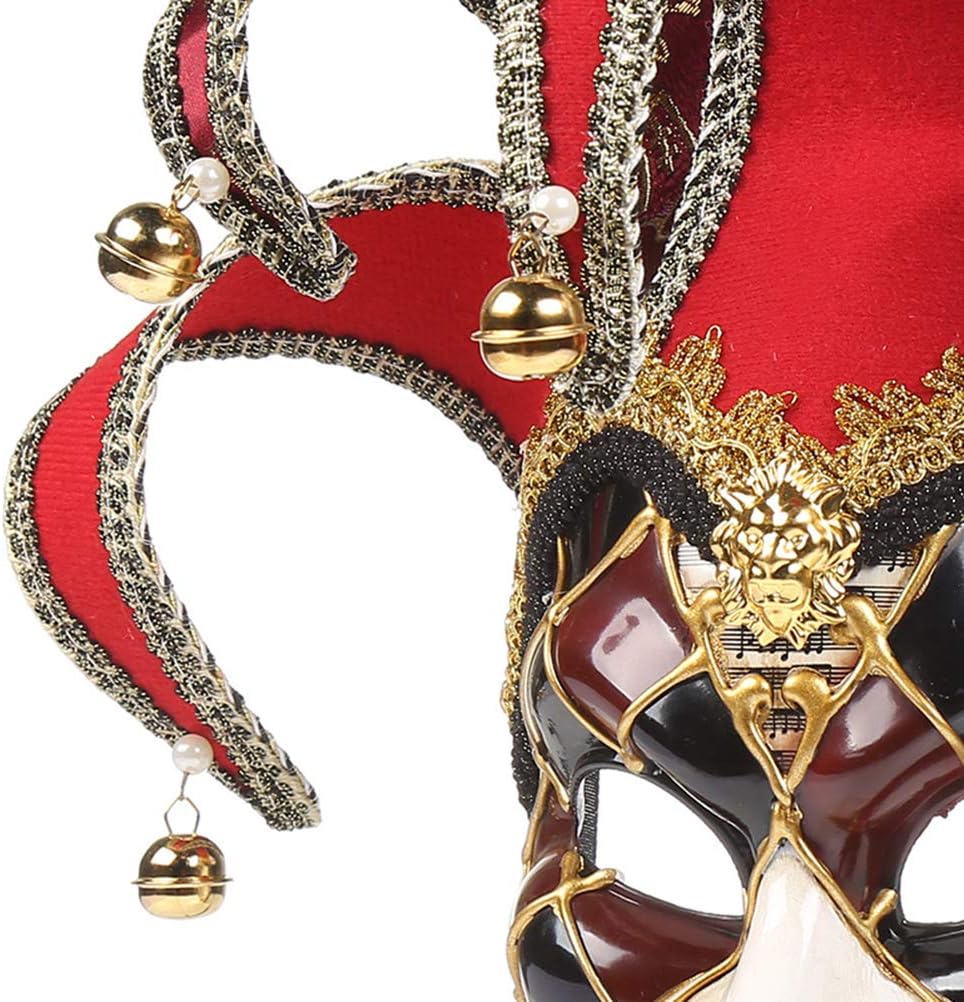 Prevessel Vollgesichtsmaske für Herren, Maskerade, Narren-Masken, Frauen, Vintage, venezianische Kar