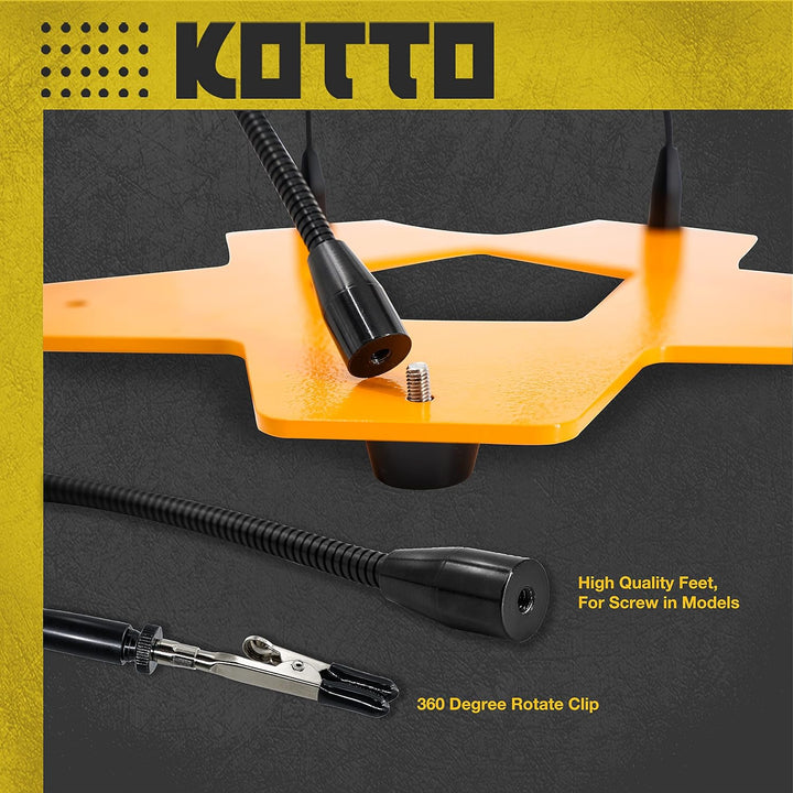 Fstop Labs Kotto LED beleuchtet Lupe dritte Hand Löten Leiterplattenhalter Werkzeug fünf Arme helfen
