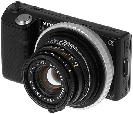 Fotodiox Macro Lens Mount Adapter Compatible with Leica M Lenses on Sony E-Mount Cameras Leica M Mac