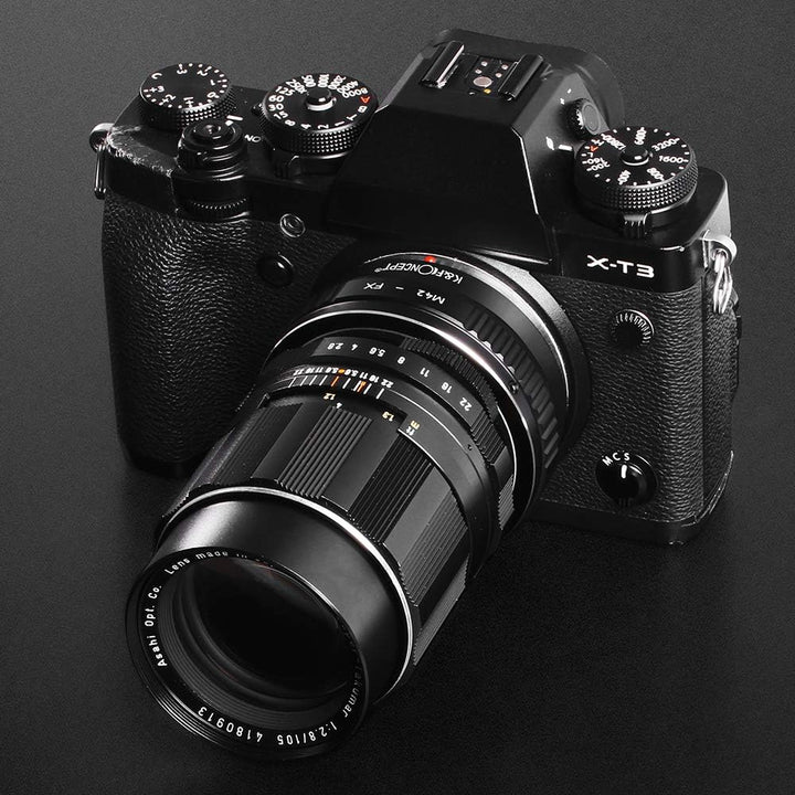 K&F Concept M42-FX II Kupfer-Bajonett Objektiv Adapterring,Objektivadapter,Adapter Fuji,Adapter Ring