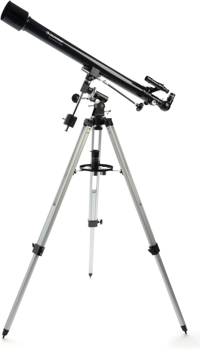 Celestron 21043 PowerSeeker 60EQ Refraktor , grau, PowerSeeker 60EQ Refraktor