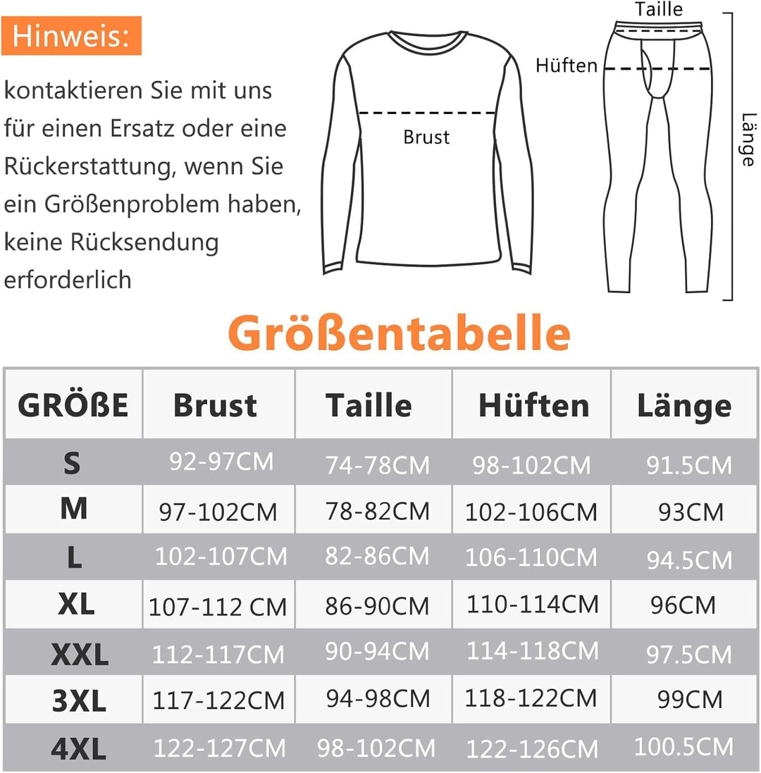 SIMIYA Herren Wu01 Unterwäsche M Schwarz X 2, M Schwarz X 2