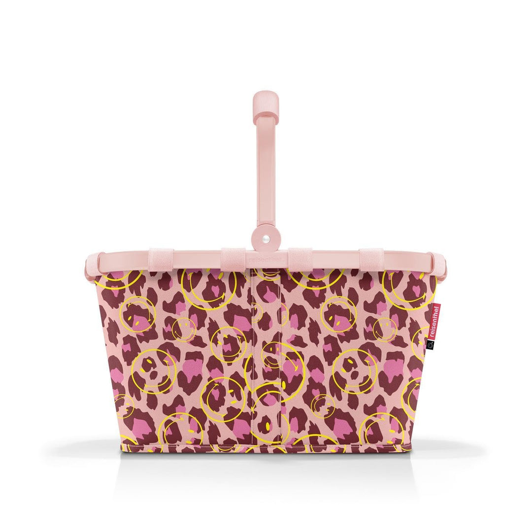 reisenthel carrybag smiley leo blush – Stabiler Einkaufskorb mit viel Stauraum und praktischer Innen