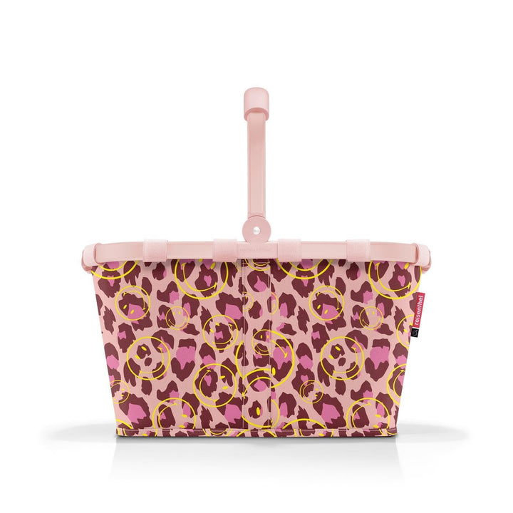 reisenthel carrybag smiley leo blush – Stabiler Einkaufskorb mit viel Stauraum und praktischer Innen