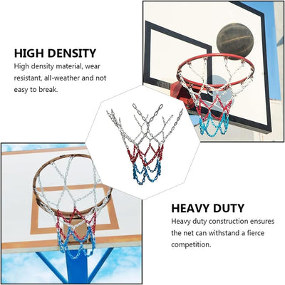 BESPORTBLE Schwerer Basketball Basketball Net Ersatz Heavy Duty Basketball Kette Net Basketball Hoop