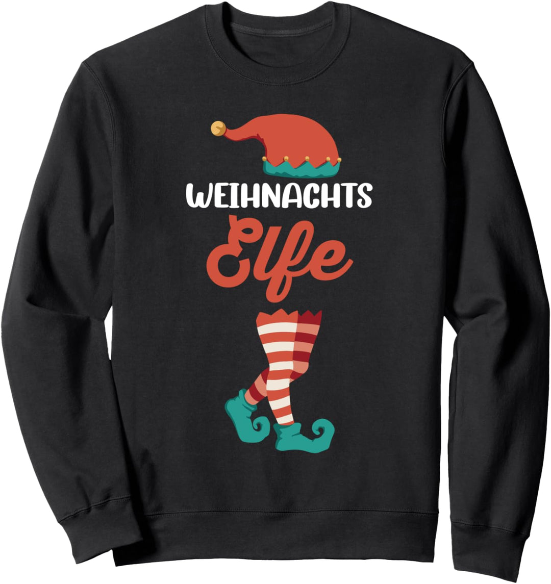 Weinachten Weihnachtself Elfe Elf Elfen Sweatshirt