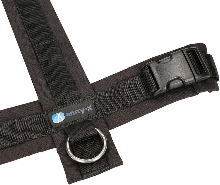 anny-x Brustgeschirr Fun schwarz schwarz - Grösse M schwarz-schwarz M-Standard, schwarz-schwarz M-St